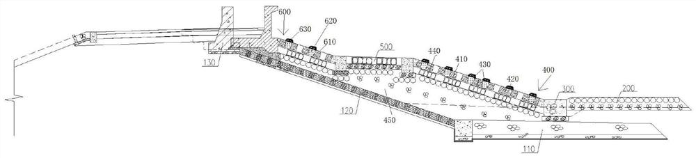 Fence plate slope protection structure for seawall ecological reconstruction and construction method thereof