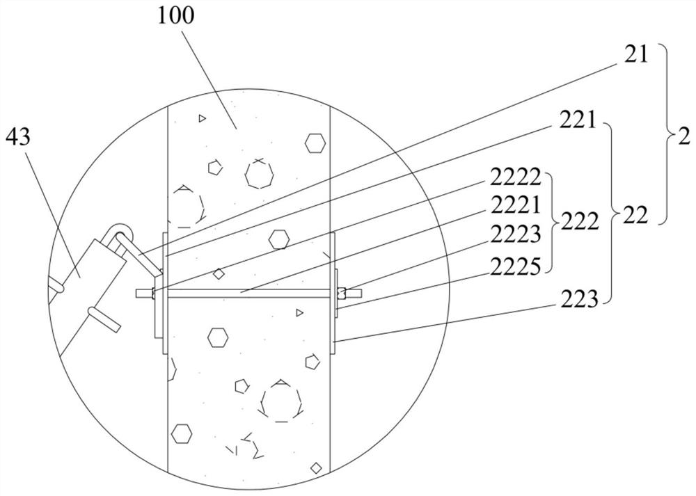 Spliced aerated concrete batten construction method