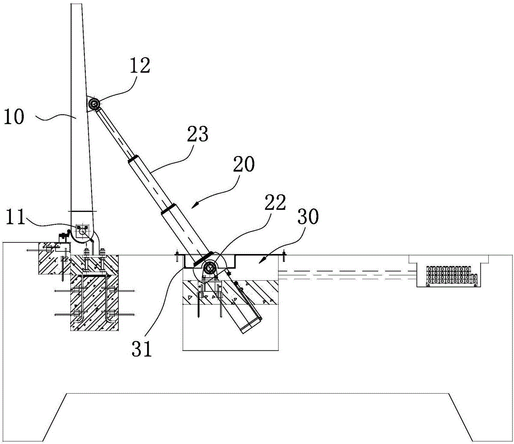 Hydraulic water retaining dam