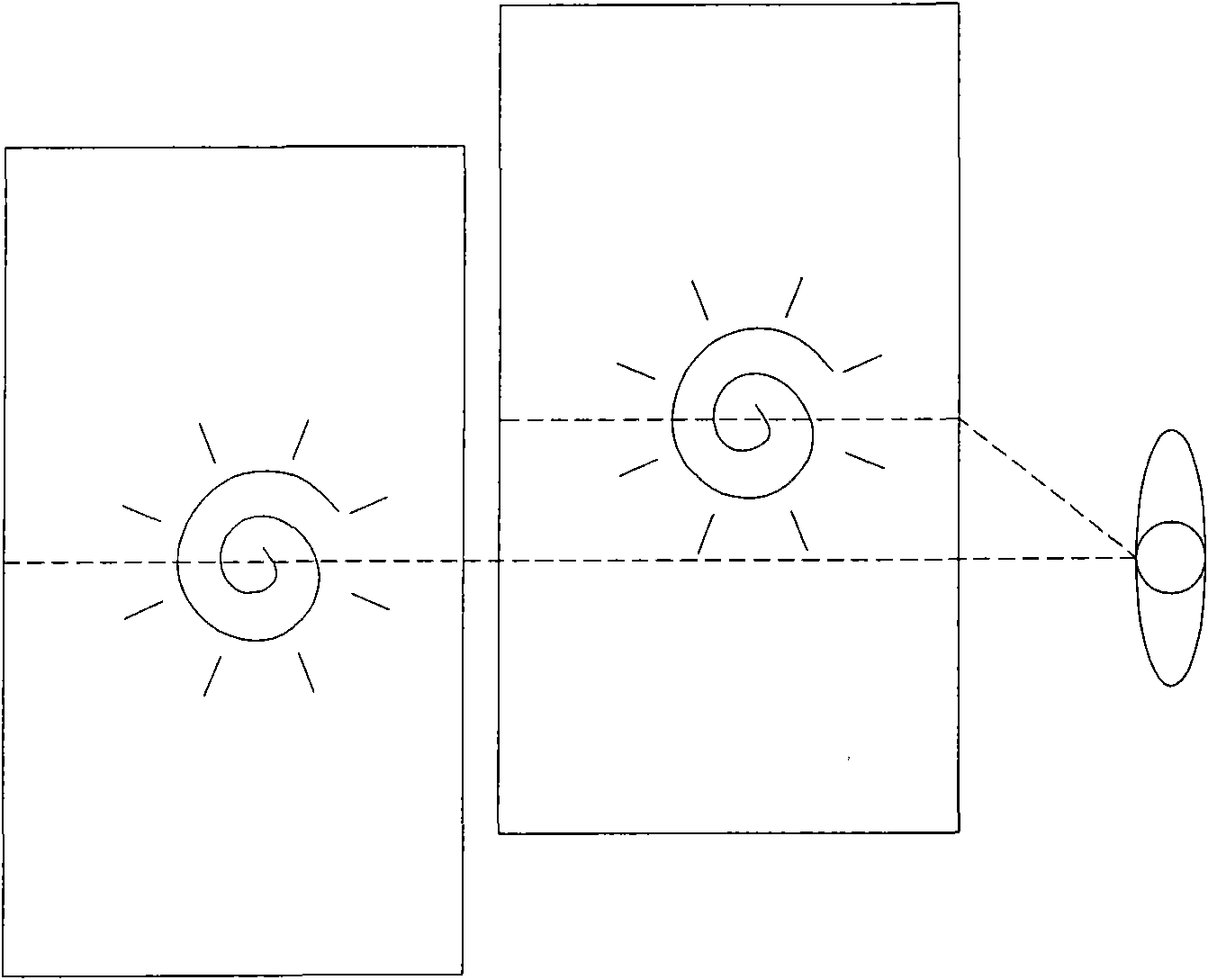 System and method for preventing screen of image display device from vibrating