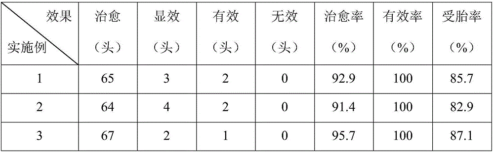 Traditional Chinese medicine composition for treating milk cow endometritis