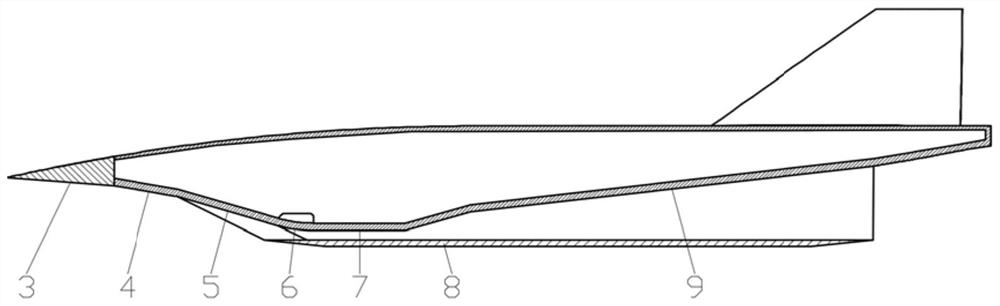 Variable overflow groove adjusting mechanism, scramjet engine and hypersonic aerocraft