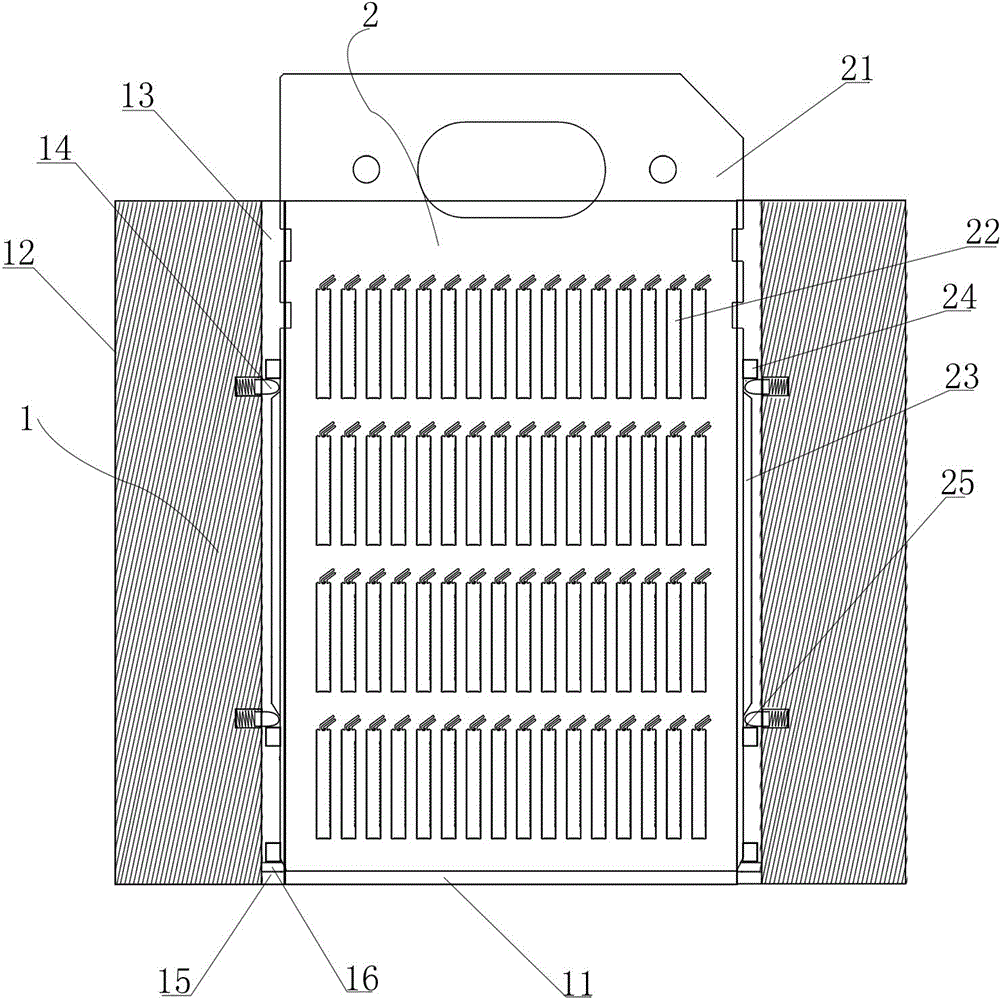 Connection machine insertion port device