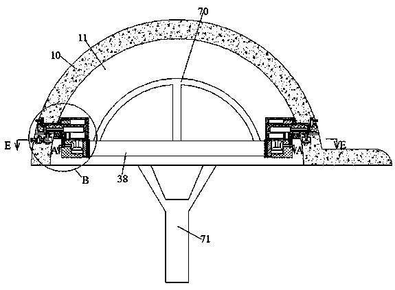 Safety helmet with adjustable size