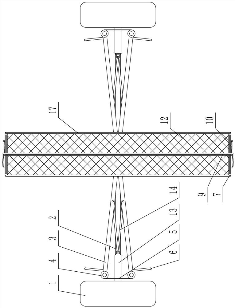 Salvage ship for floating objects in landscape water area