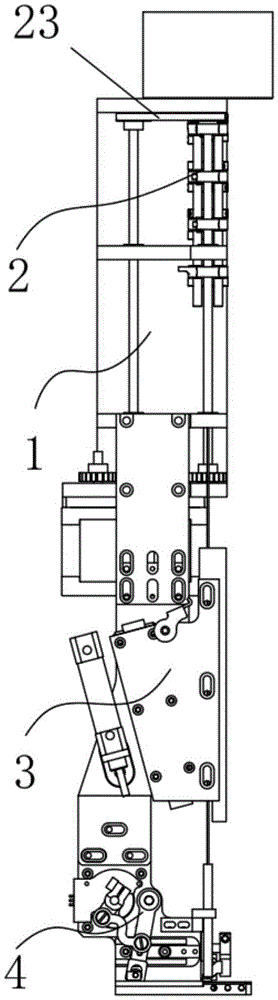 Two-color bead embroidery machine head