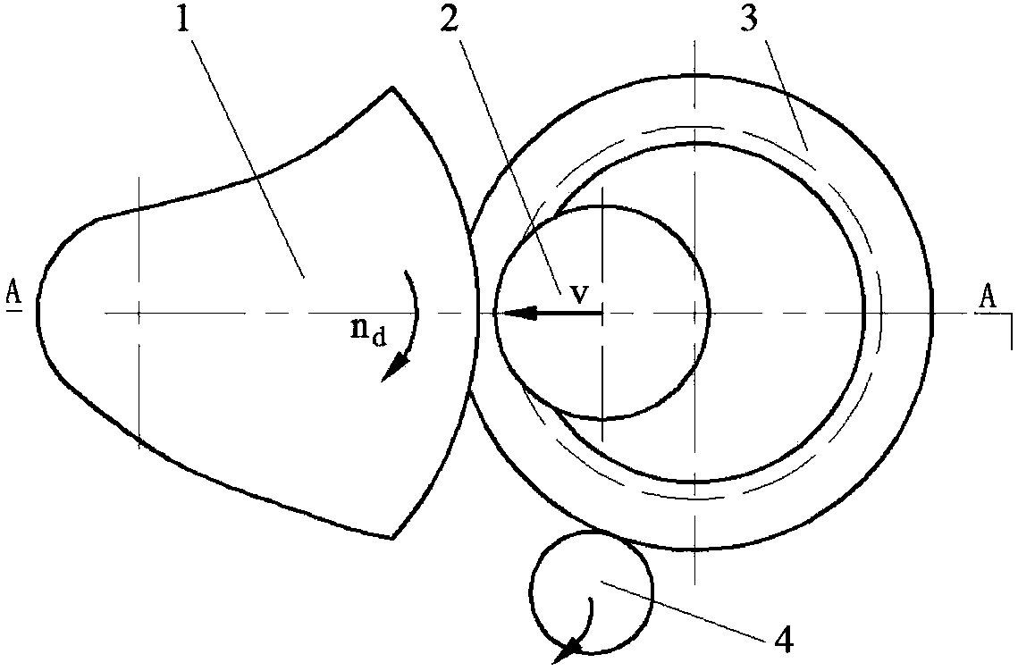 Method for precisely cold-rolling and forming outer ring of tapered roller bearing