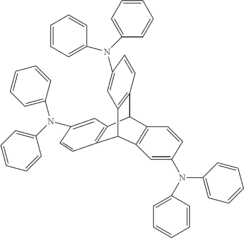 Triptycene derivatives having symmetric or asymmetric substituents and organic light emitting diode using the same