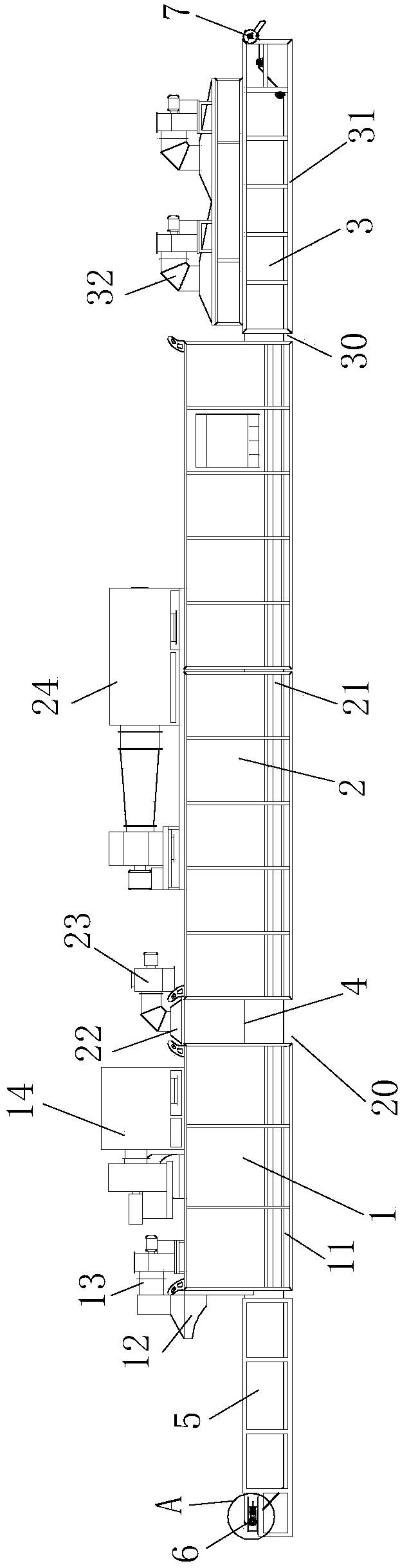 Net belt type sintering furnace