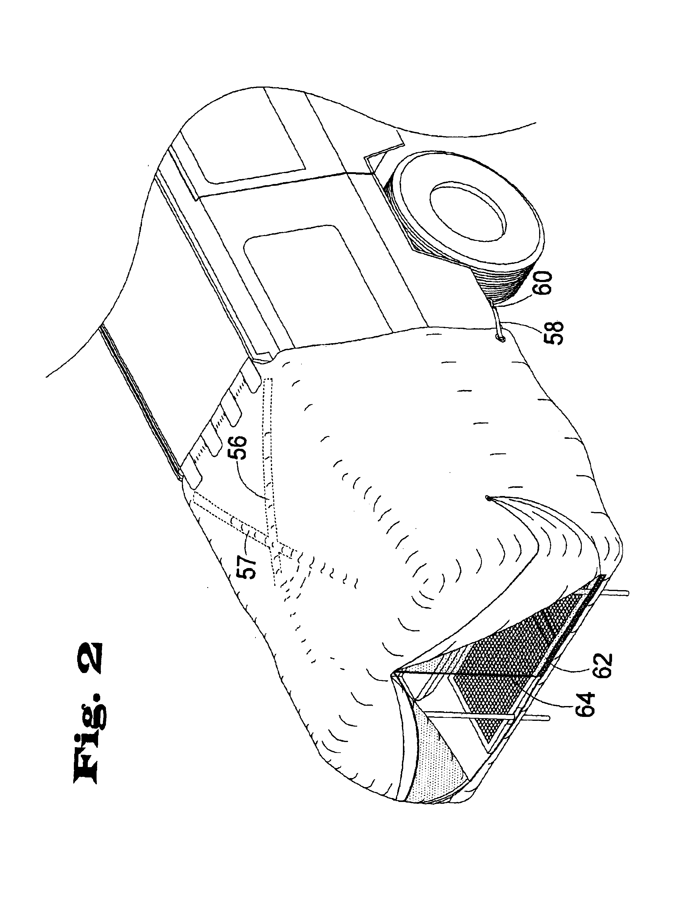 Temporary vehicle interior expansion system