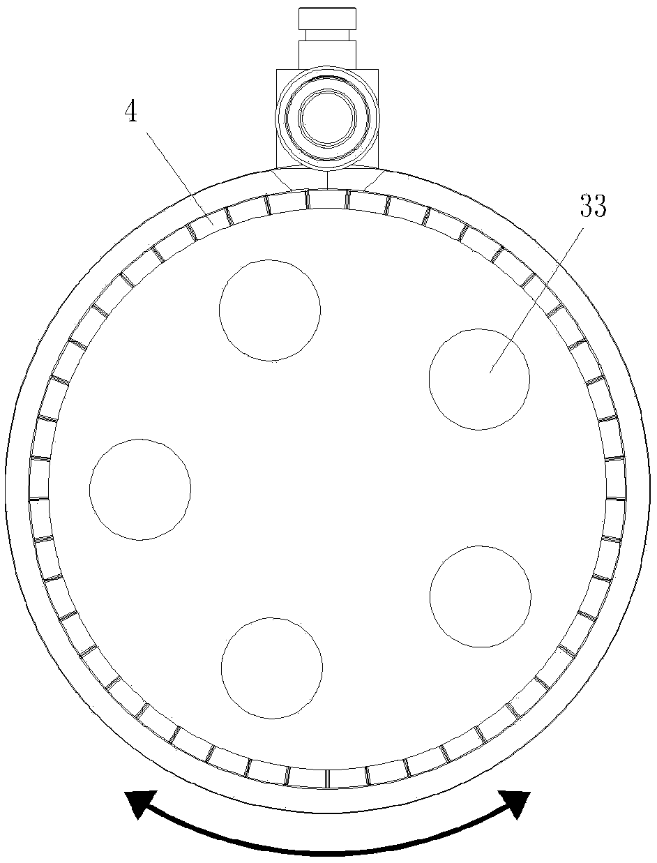 Dental lamp and operation illuminating lamp dual-purpose device capable of realizing optical mode switching