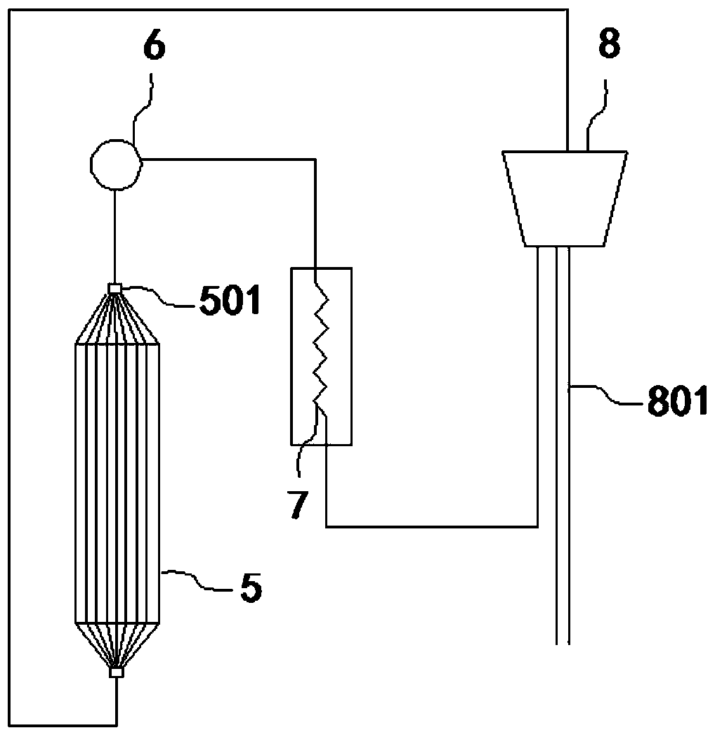 Vehicle air conditioning system with waste heat recovery function