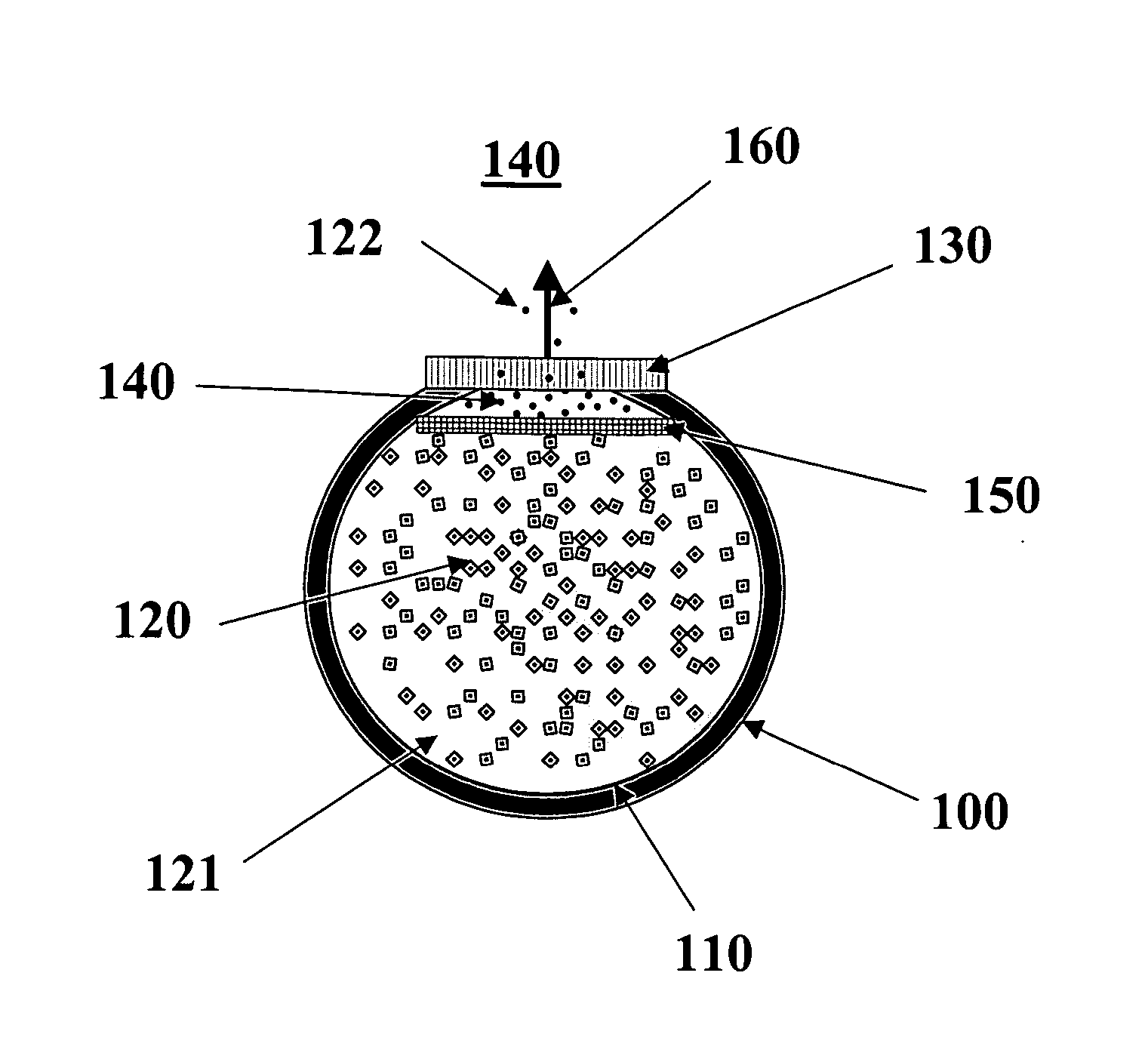 Implantable drug delivery device for sustained release of therapeutic agent