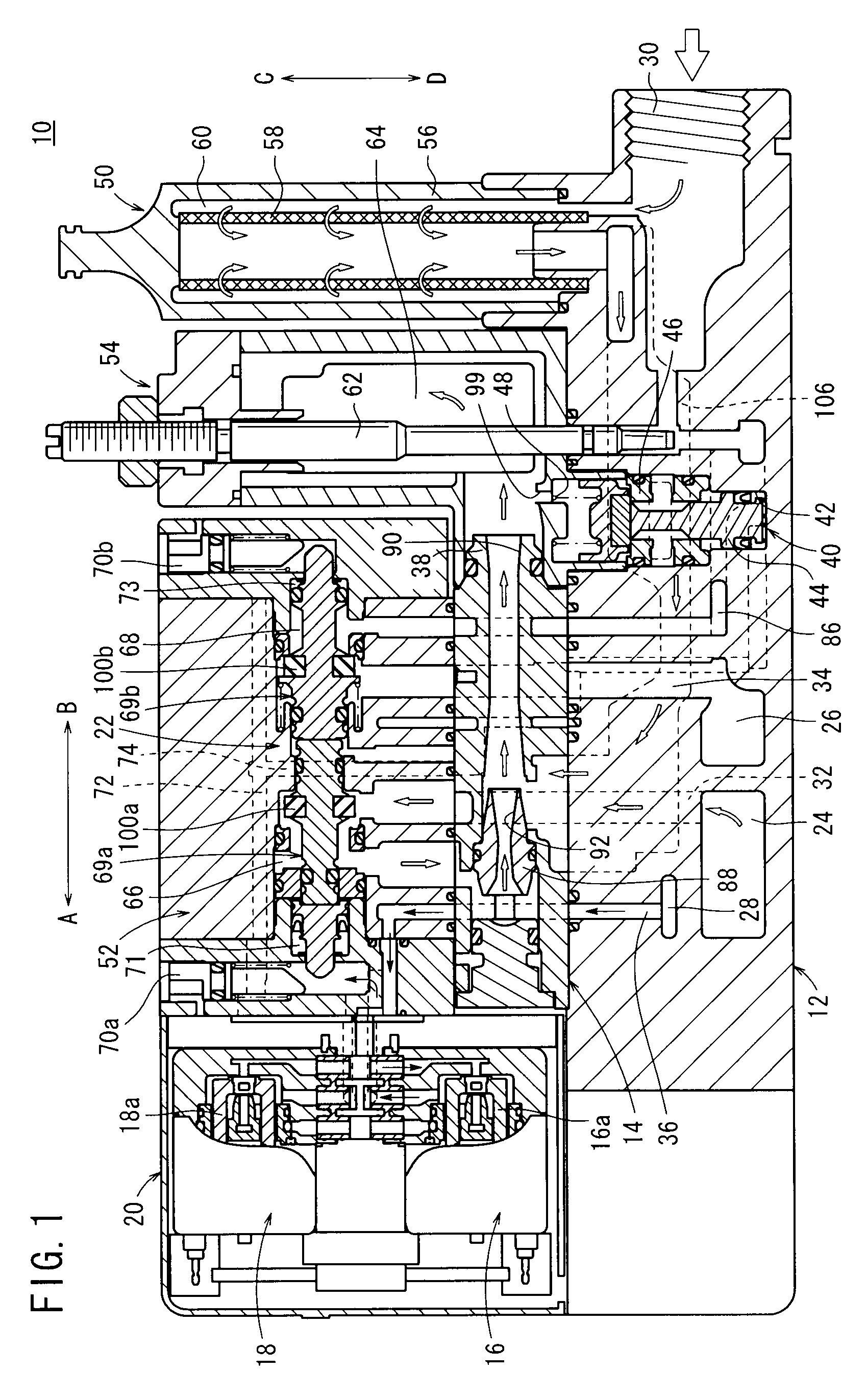 Vacuum generating unit