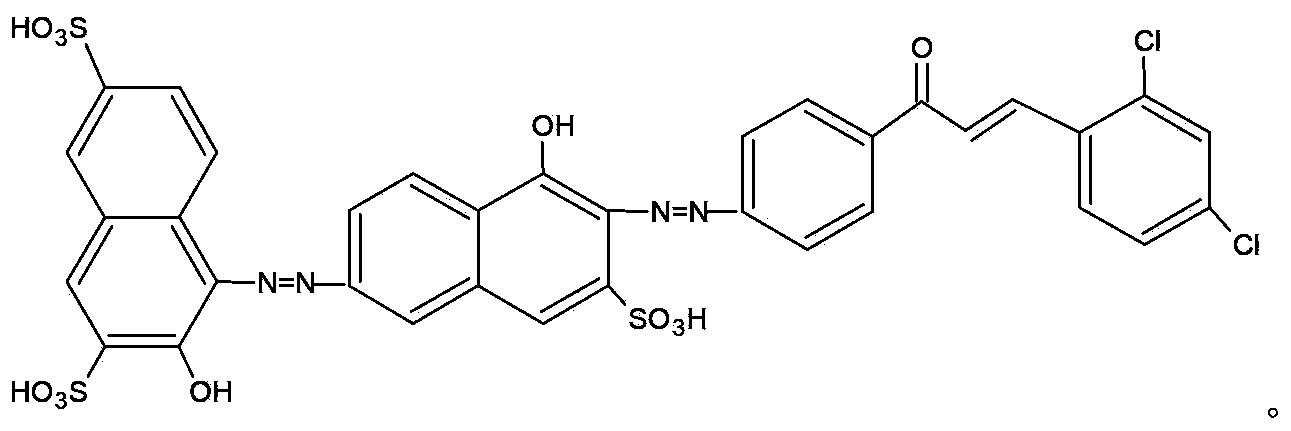 Monoazo and polyazo dyes favorable for health and synthesis method thereof