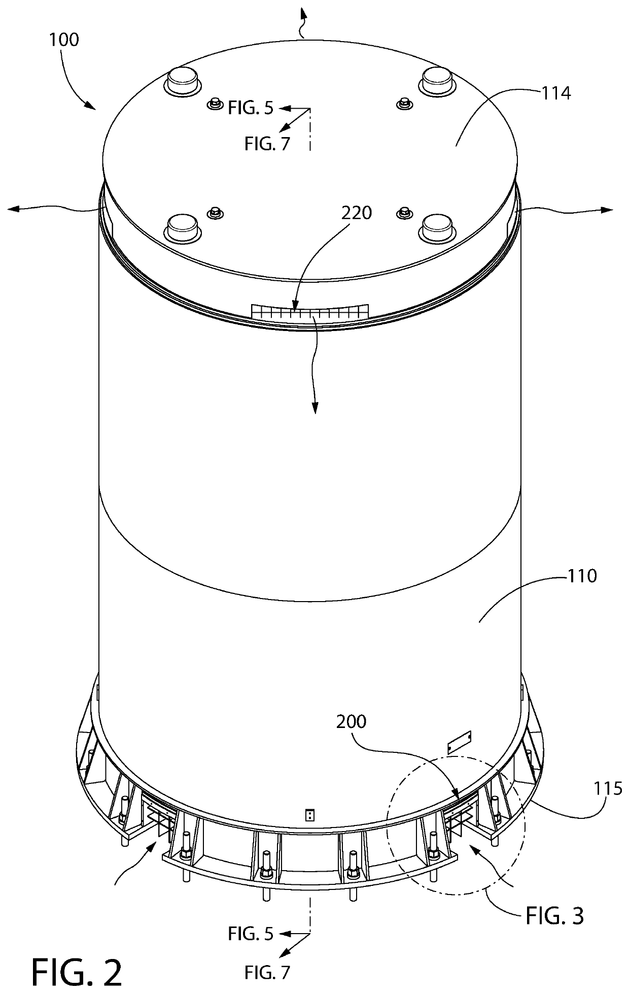 Cask with ventilation control for spent nuclear fuel storage