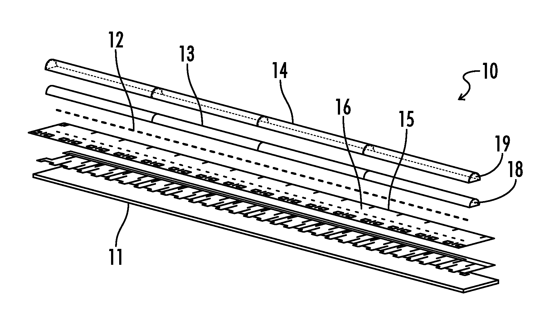 Lighting device topology for reducing unevenness in LED luminance and color