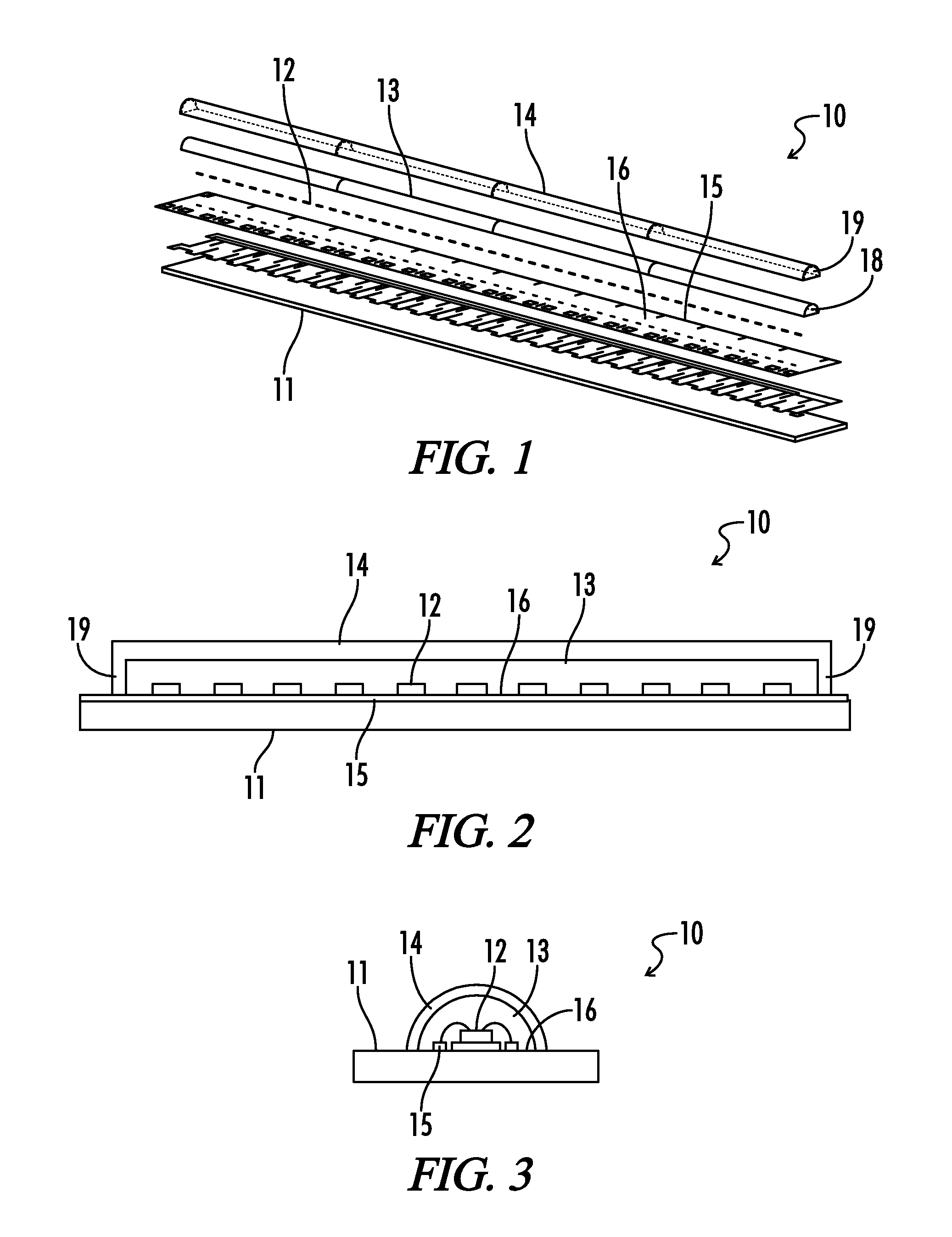 Lighting device topology for reducing unevenness in LED luminance and color