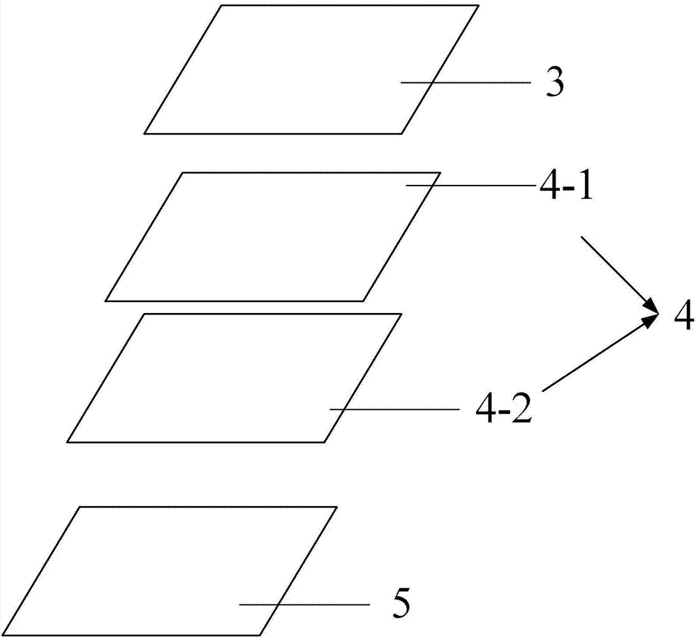 Mask of three-layer structure