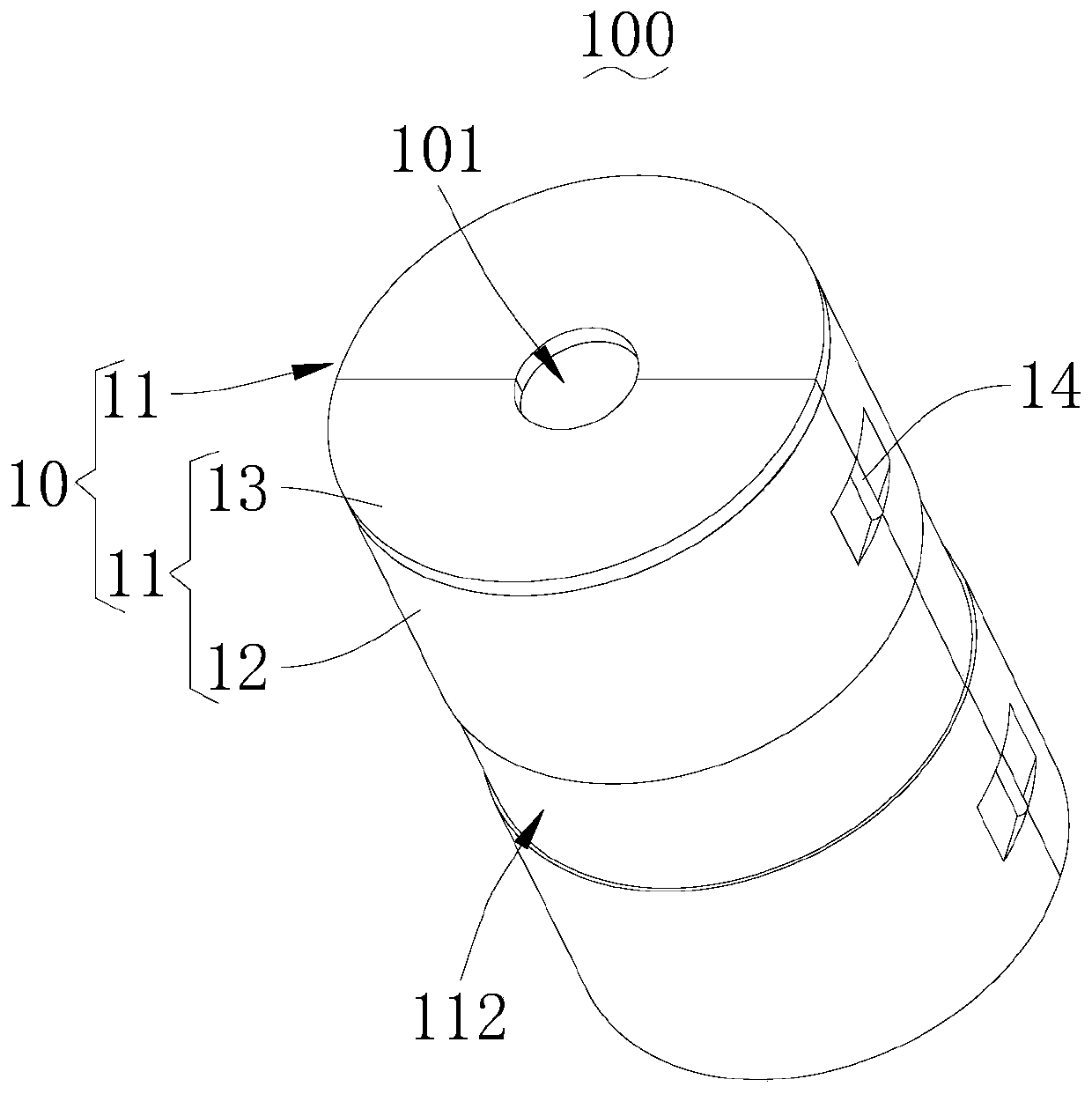 Damping shock absorber, pipeline structure, metal plate structure and refrigerating and heating equipment