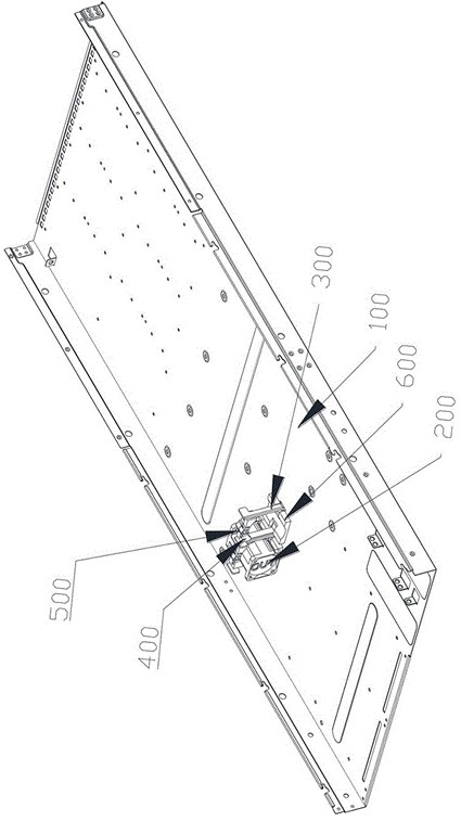 Fan support free of disassembly and assembly tool