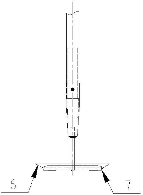 Assembly type tool hoe, hoe manufacturing method and mould