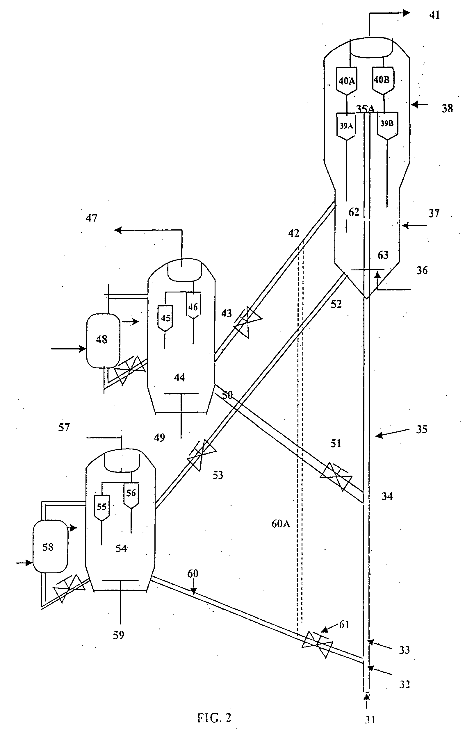 Resid cracking apparatus with catalyst and adsorbent regenerators and a process thereof