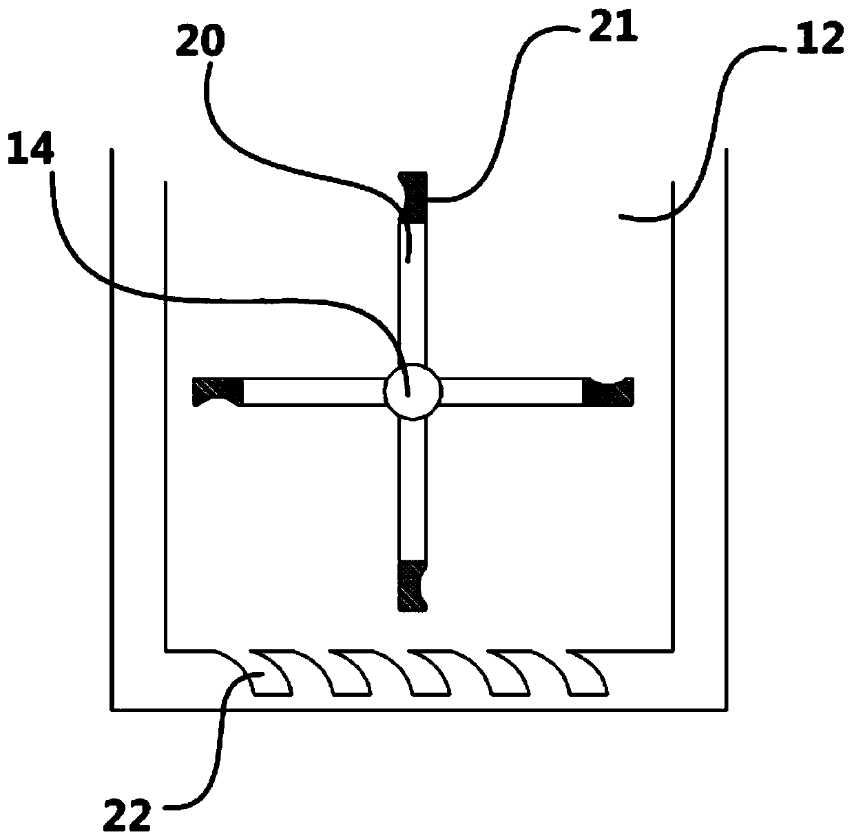 Device for effective dephosphorization of dispersive sewage treatment equipment