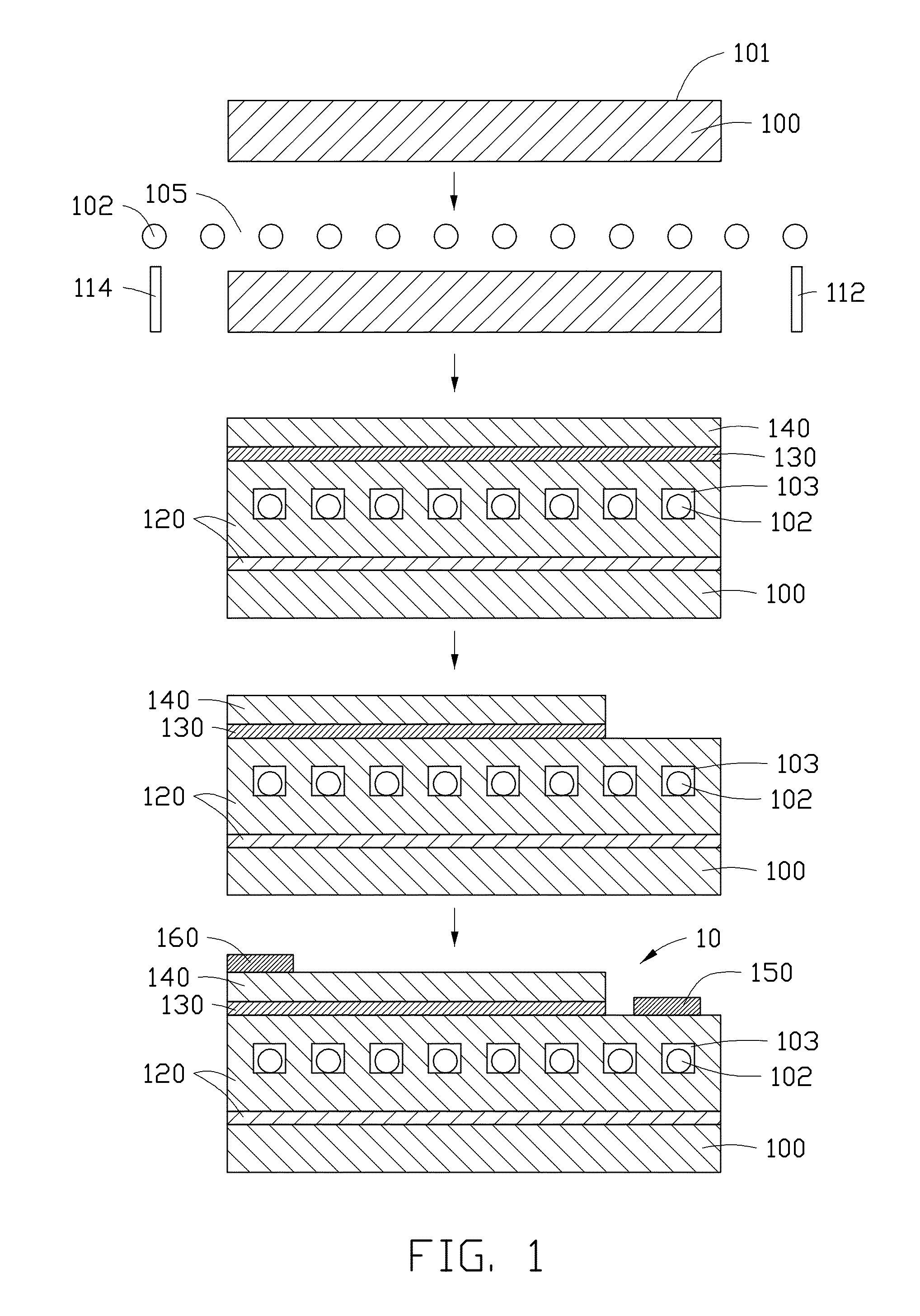 Method for making light emitting diode