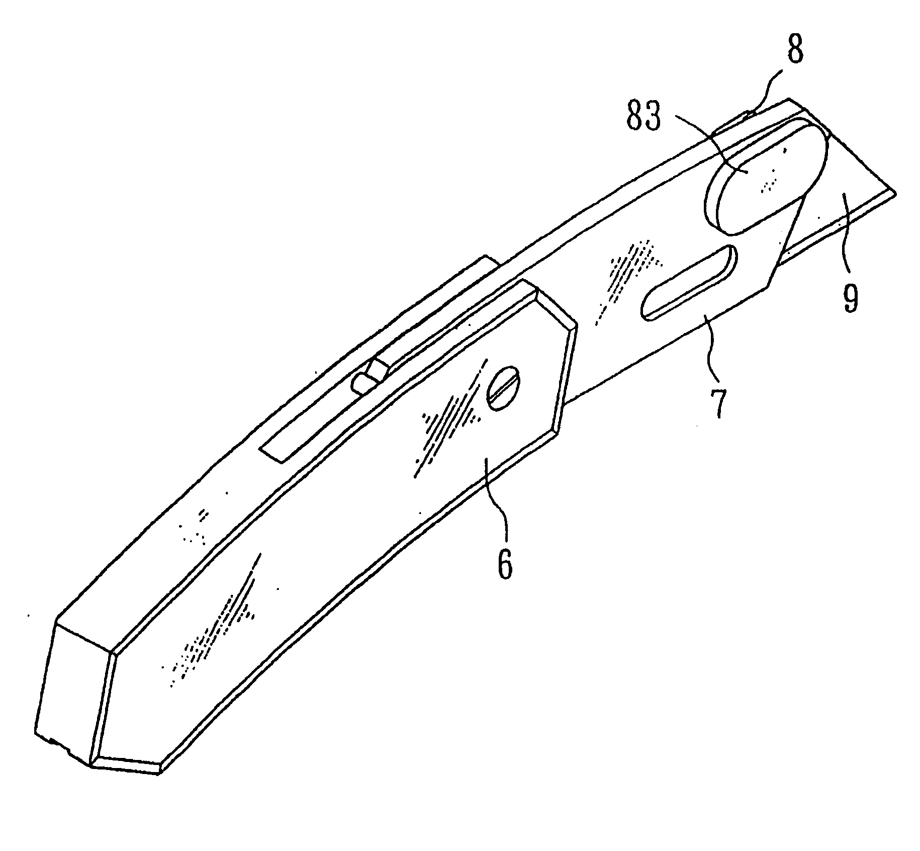 Knife having removable blade