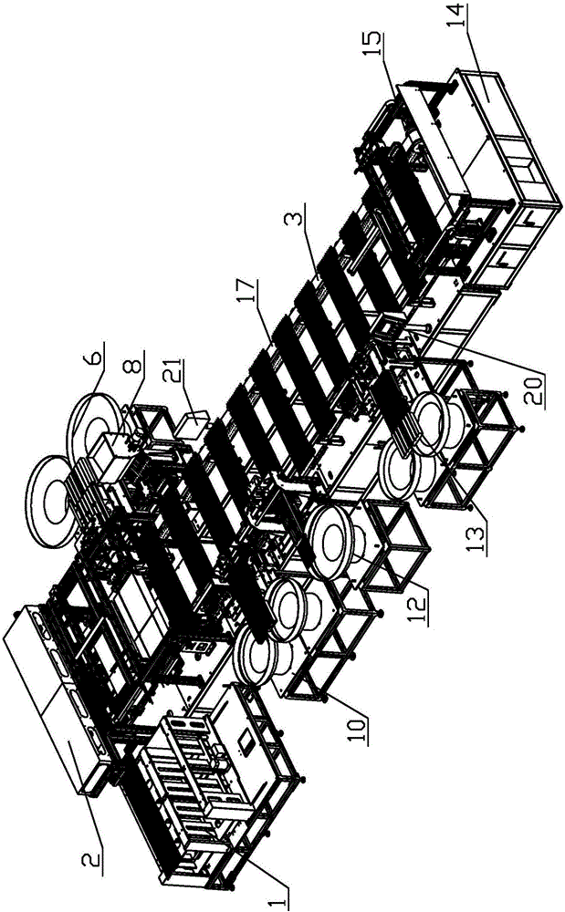 Straight long tube machine