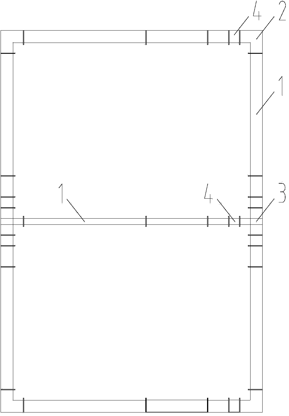 Shield vertical shaft assembling type concrete-filled steel tube inner support system and construction method thereof