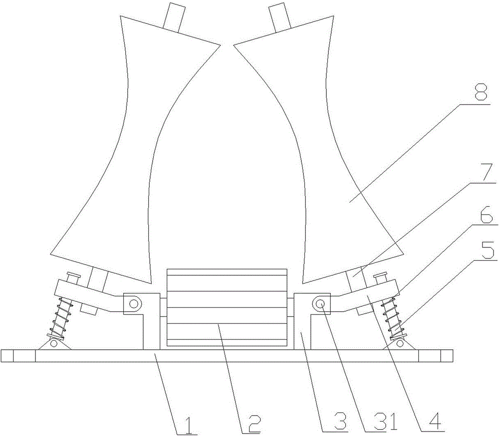 A cable laying device with corner function