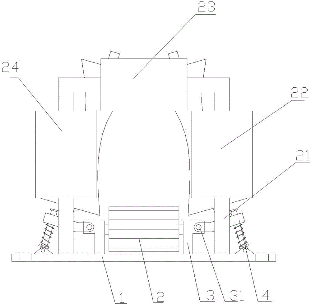 A cable laying device with corner function