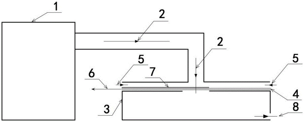 Gas-phase continuous preparation method and special device for single-walled carbon nanotube film