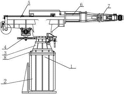 Hydraulic feeding mechanical hand