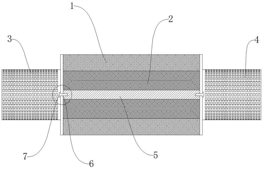 Bone defect implant based on metal rubber