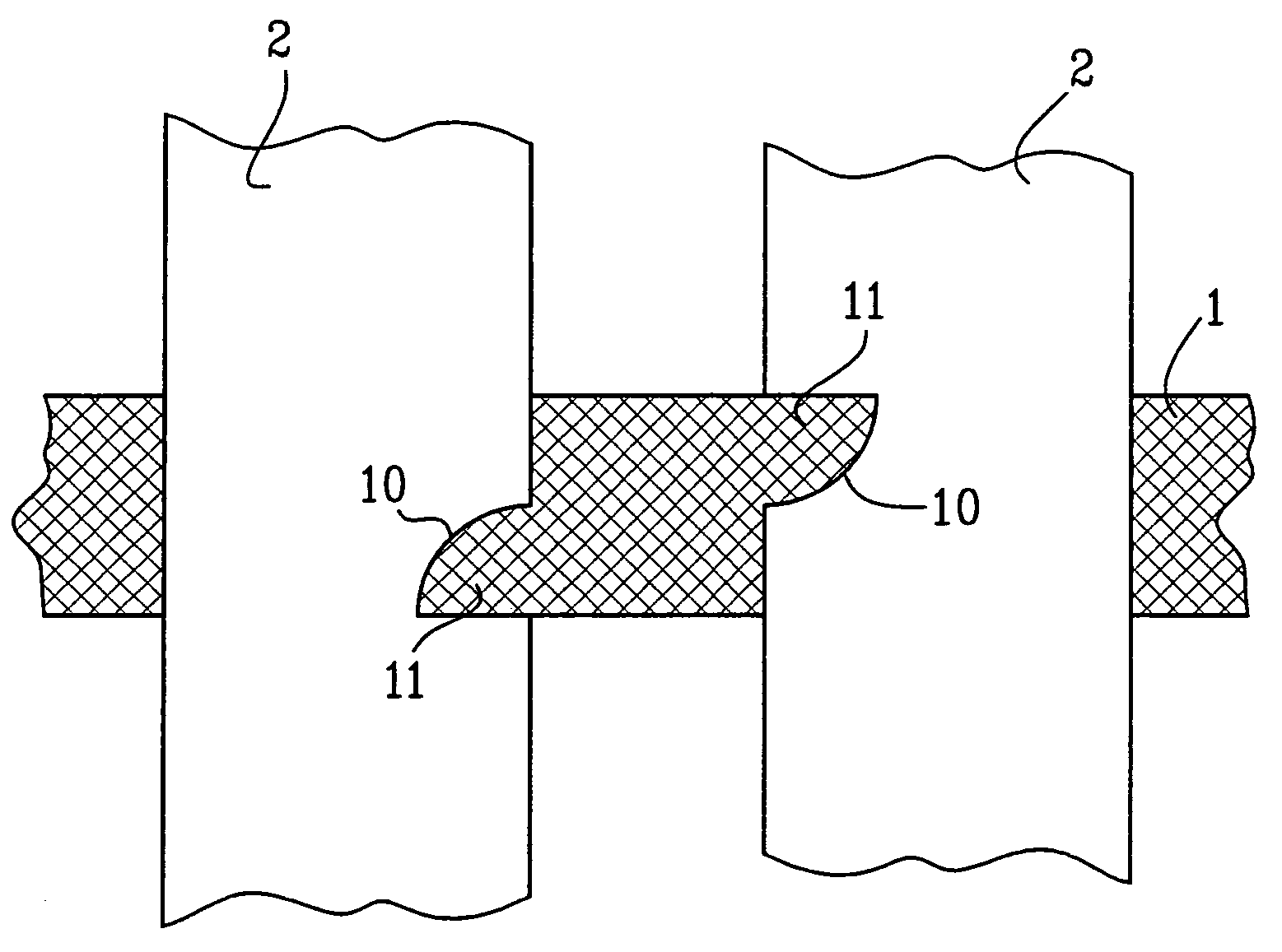 Absorbent structure and a method for manufacturing an absorbent structure