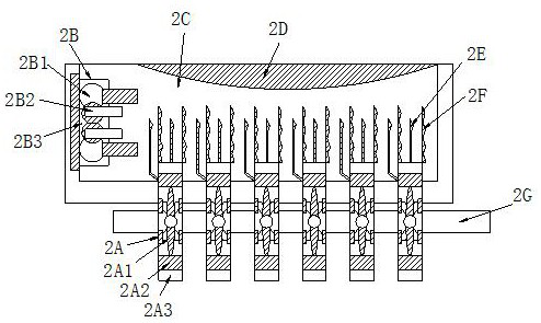 Soil sampling device with mashing function for agricultural environment-friendly detection