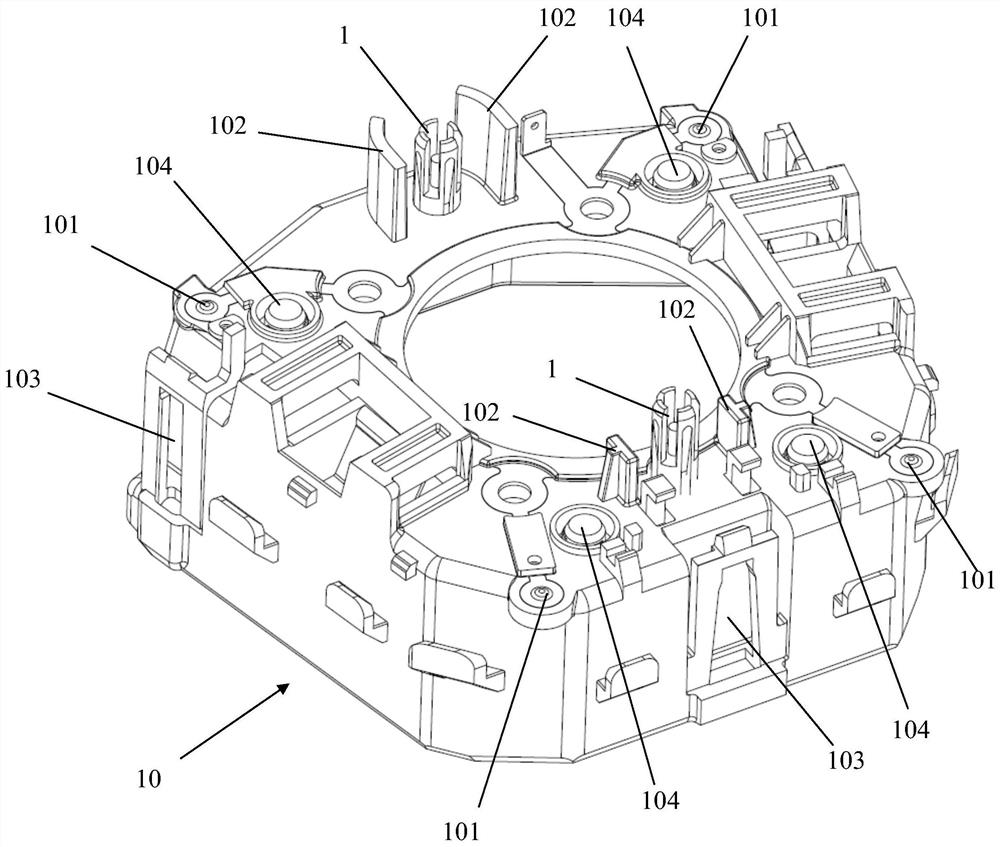 Positioning assembly for steering wheel and steering wheel