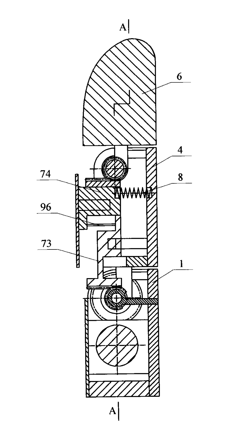 Double-rack slider type parallel finger device integrating coupling and under-actuation