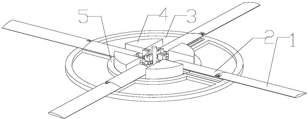 Telescopic foldable rotor wing