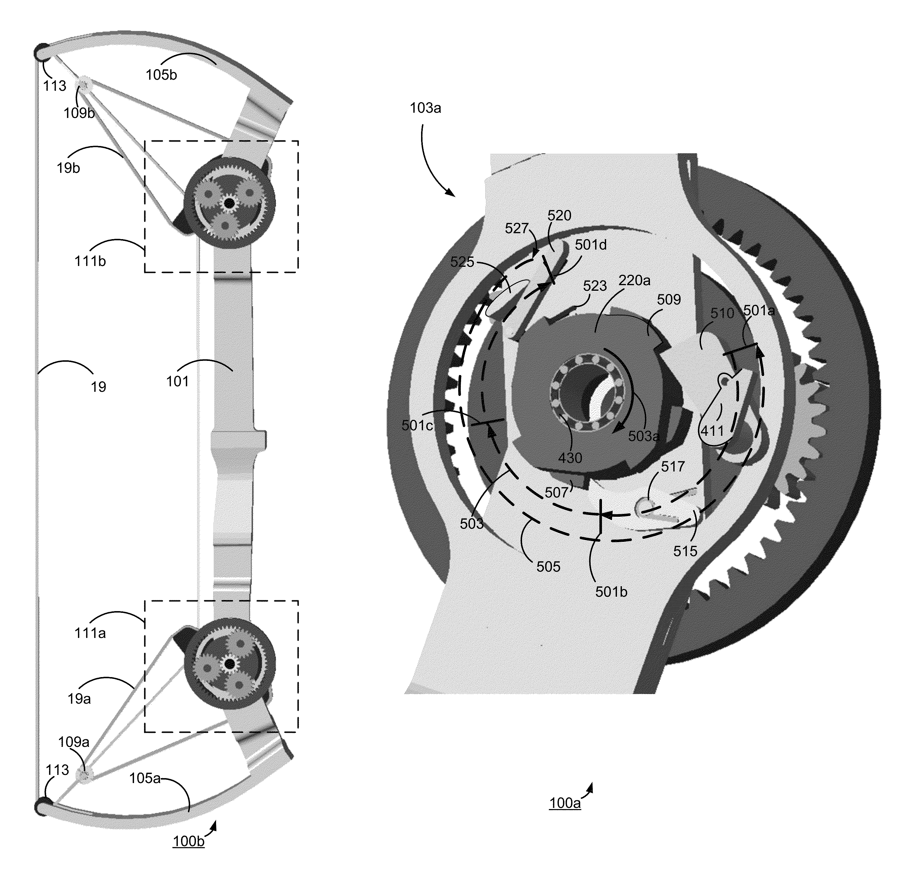 Draw extending archery system