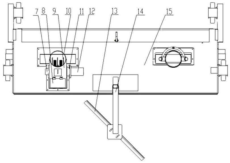 Wet garbage disturbance crushing device