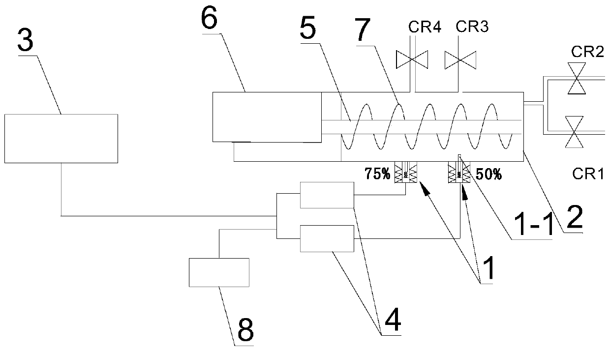 Loading and unloading control system based on electromagnetic locating