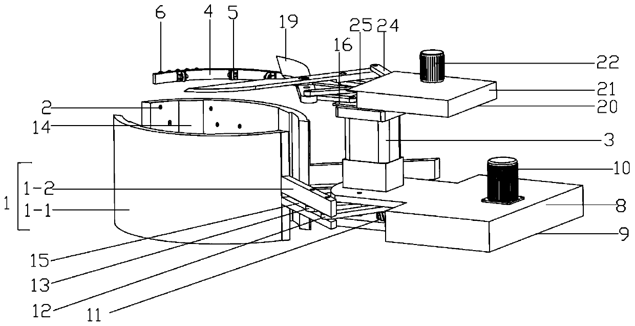 Artificial-imitating dragon fruit picking device