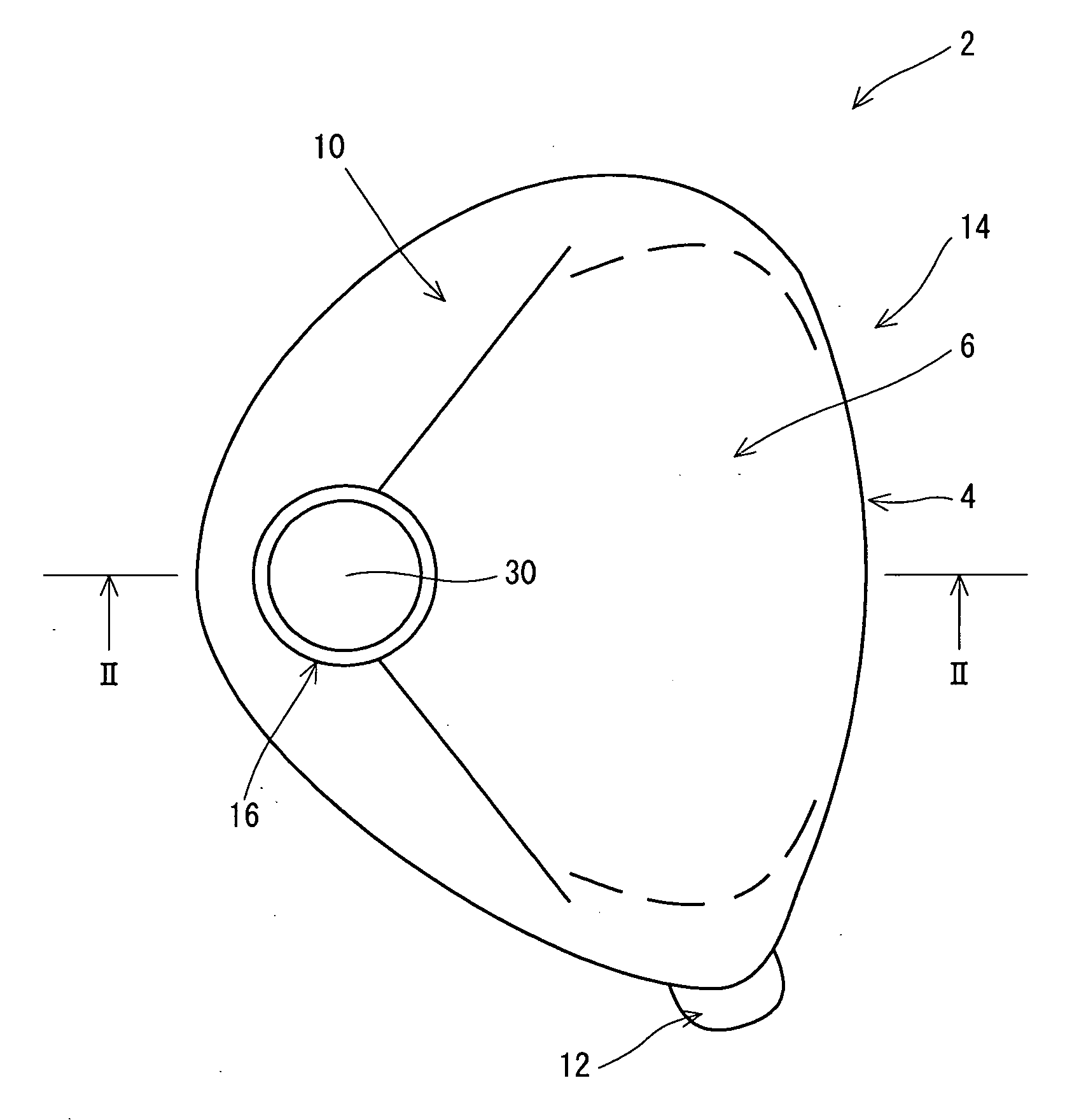 Golf club head and golf club