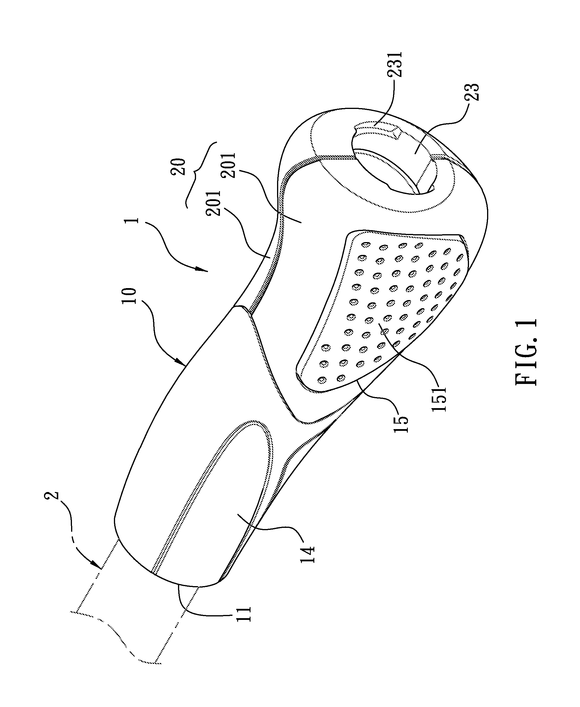 Handlebar grip for a bicycle or a motorcycle