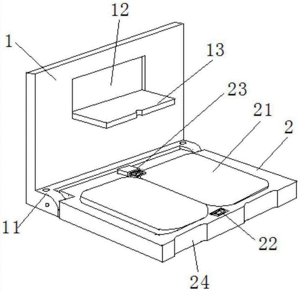 Novel infant nursing table special for high-speed train