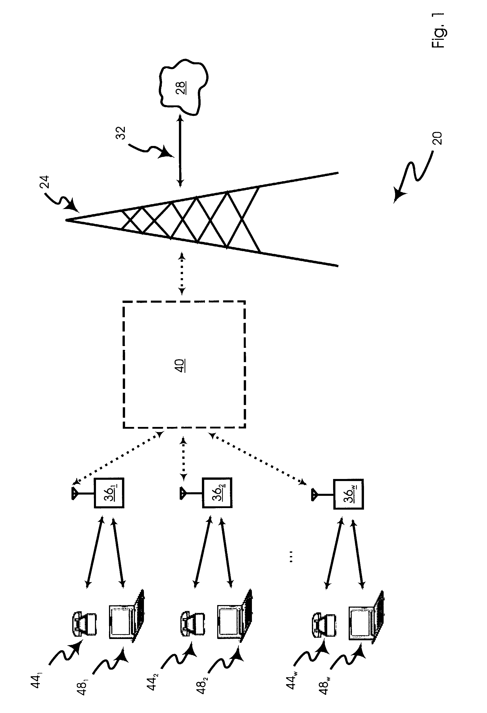 Wireless local loop antenna